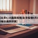 【北京6.16最新疫情/北京疫情6月16日确诊病例详情】